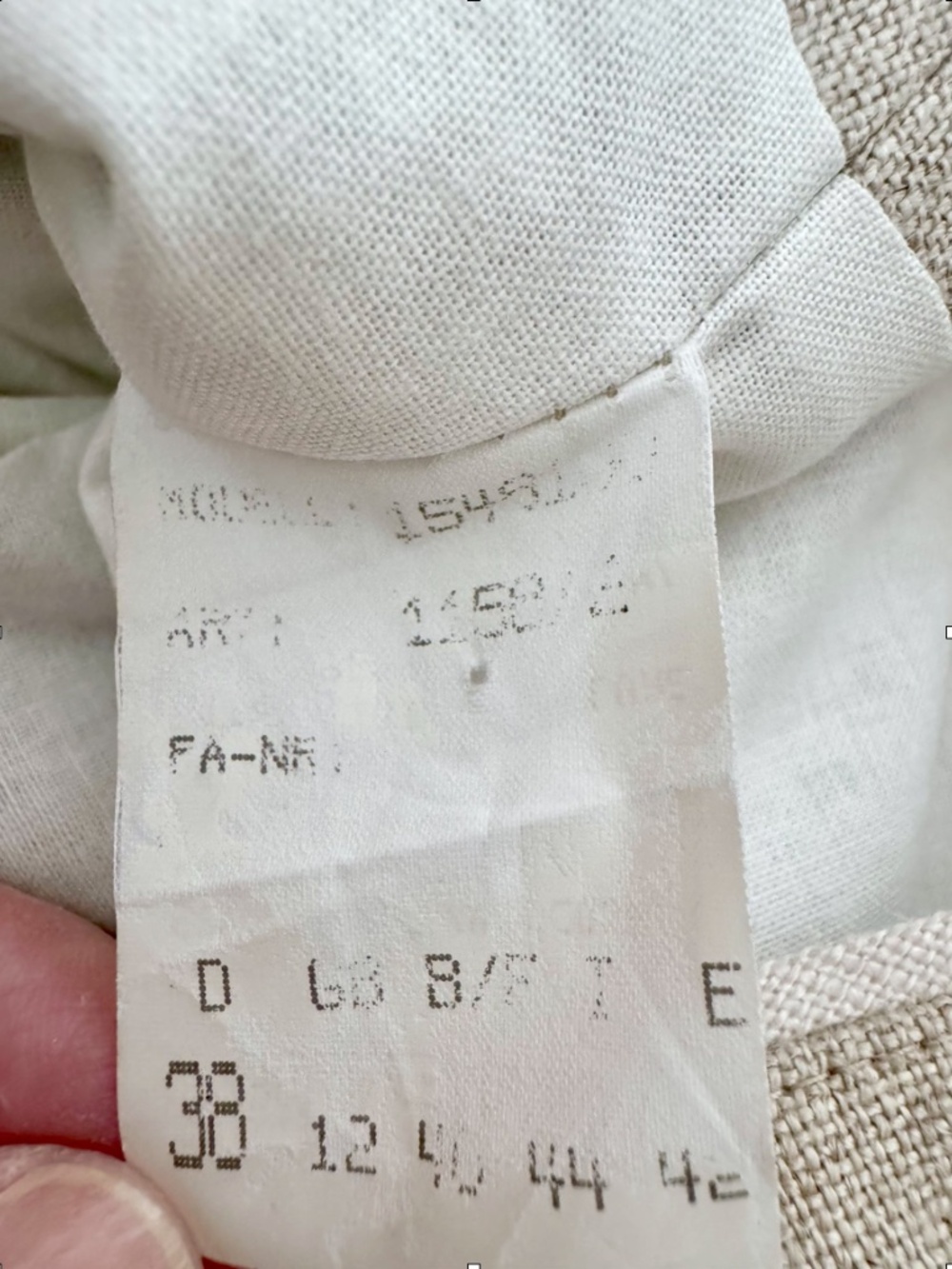 Vintage Julius Lang Flax Linen Blend Daisy Dress - Picture 14 of 15